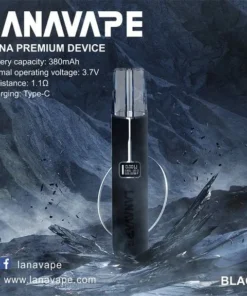 lana皮革電子煙主機黑色