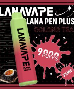 LANA Pen Plus 9000口發光一次性拋棄式電子煙烏龍茶口味開箱，小七電子煙現貨供應，還原炭焙冷萃茶韻搭配Mesh網芯與650mAh可充電式Type-C，無糖感去膩大口數潮流口糧指南